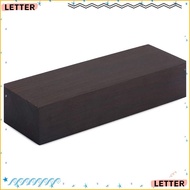 LETTER Ebony Lumber, 120*40*25mm Instruments Tools Ebony Wood, Multi-application DIY Material Blank 