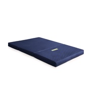 [特價]【C'est Chic】二代目日式三折獨立筒彈簧床墊3.5尺-藍