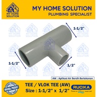 TEE TEE TEE | T-SHIRT | VLOK TEE 1 1 1/2" x 1/2" RUCIKA Type AW