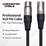 Monster Cable CLAS-M-10 XLR Microphone Cable 10ft 3.6m Male to Female Mic Cable