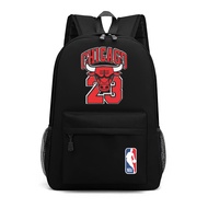 3ROOT_ OFFICIAL - School backpack for boys and girls with chicago bulls motif