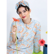 Bayu Somerset Cydonia Kurung - Biru