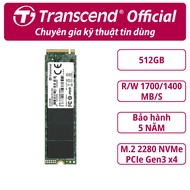 Transcend SSD110S Internal SSD 128GB / 256GB /512GB M.2 2280 PCIe Gen3 x4 NVMe upto 1700MB/s -
