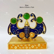Fengshui 3 Jewels Prosperity Bat lucky charms display,.