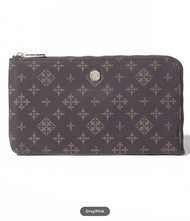 Russet Japan L zip travel wallet