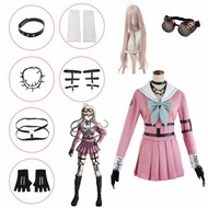 Anime Costume Miu Iruma Cosplay Wigs Danganronpa V3:Killing Harmony Women Sailor Suit Halloween Carn