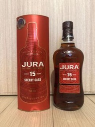 ［父親節精選：2024年世界威士忌大賽金獎］JURA 15 年雪莉桶威士忌, 42.3%, 700ml