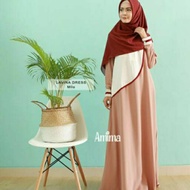 Gamis Lavina Dress MILO M by AMIMA Can be paired with children Lavina Kids