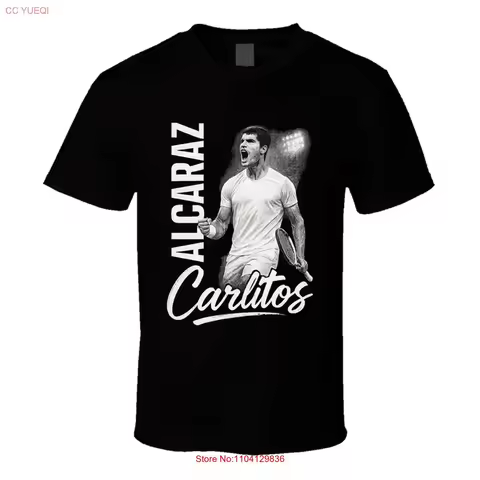 Carlos Alcaraz Carlitos Tennis Fan T Shirt vintage Washed Unisex Stylish Top For Everyday Wear Sligh