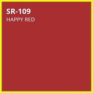 ▦ ✉ ◊ SR 109 HAPPY RED DAVIES SUN AND RAIN ELASTOMERIC PAINT 4LITERS