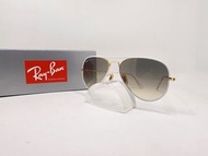 Ray Ban RB3025 Gold/White Aviator