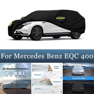 For Mercedes Benz EQC 400 Car Cover Waterproof All Weather Protection Outdoor Car Covers Snowproof W