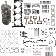 Silscvtt G4KJ 2.4L Engine Crankshaft Conrods Pistons Gasket Kit 209102GA02 21020-25120 Replacement f