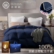 Hilton VIP Series Three-Dimensional Double Line 100% Top Gold Label Camel Sheep Quilt 3.2kg (B0884-E