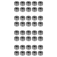 40Pcs Miniature Rubber Sealed Metal Shielded Metric Radial Ball Bearing Model: 692 ZZ 2X6x3mm