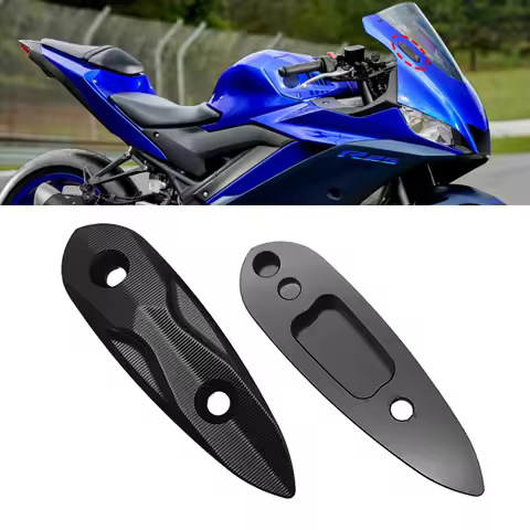 For YAMAHA YZF R3 R25 2013 2014-2022 2020 2021 R15 V3 Motorcycle Aluminium Rearview Mirror Hole Cap 