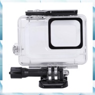 [W F S B] Waterproof Housing for  Hero7 White and Hero7 Silver, Protective 45m Underwater Dive Case 