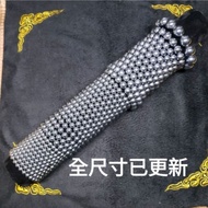 ((Positive Energy) Terahertz Titanium Hertz Hand Beads 8-10-12-14-16mm Anklet 99.9% Pure Silicon Ins