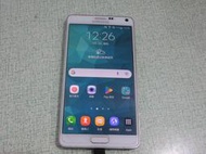 Samsung note4 NOTE 4 N910u 白色 功能正常 電池故障 請看說明
