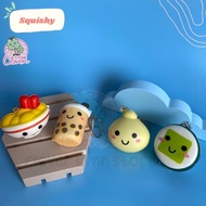 Squishy KEYCHAIN Food Series fake Miniature Cute Food boba sushi - Food Series