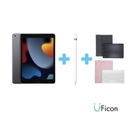 (ทักแชทก่อนสั่งซื้อ ราคาเพื่อการศึกษาเฉพาะนักศึกษา) Apple iPad 9th Gen ปี 2021 รุ่น Wi-Fi พร้อม Apple Pencil 1st Gen และ เคสคีย์บอร์ด Woof คละสี [iStudio by UFicon]