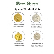Queen Elizabeth Coin 15mm & 17mm (50pcs)