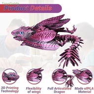 NEW Feathered Wyvern Dragon, 3D Printed Dragon, Articulated Dragon, Fidget Dragon, 3D Printed Toys, 
