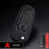 【XPS】Ford Territory Ranger Fiesta Everest Remote Car Key Leather Case Cover With Keychain