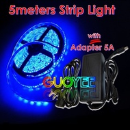 ♞5meters LED Strip Light smd5050 blue for accent, ceiling cove decor lighting. decorative lights