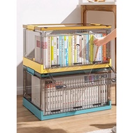 Storage Storage Box Book Box Student Classroom Book-packing Tidy-up Box Transparent Book Storage Box