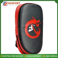 【HOSPORT】PU Leather Hand Foot Kicking Pad Bag Curved Muay Thai Pad Kick Target for Muay Thai Taekwon