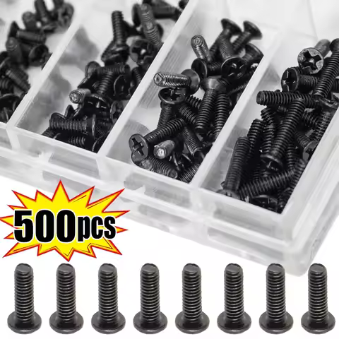 500Pcs Laptop Notebook Computer Repair Screw Kit Mini Screw Nut For Lenovo Samsung HP Del IBM Hard D