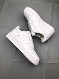 [鯨挑細選]NIKE Air Force 1 Mid 07 男慢跑休閒鞋 鐵牌 AF1 白 315122-111