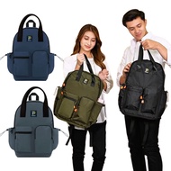 PRAGJA Backpack 5 Compartments Unisex Backpack Laptop 14" 5 Slots waterproof men's school bag Wanita