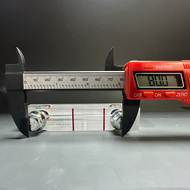 เกจ์วัดระดับน้ำมัน  เกจ์ เกจ์วัดระดับน้ำมันไฮดรอลิค หลอดวัดระดับน้ำมัน  40 - 200 mm.  ทนความร้อน 200 องศา/ Udom