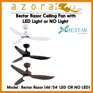Bestar Razor DC Ceiling Fan [46'] With LED Light or NO Light