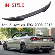 Carbon Fiber Rear Spoiler  For BMW 3 Series E93 Convertible Black and Primed Spoiler 2007-2013