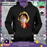 🔥90% MEGA SALES🔥 ONE PIECE LUFFY SMILE Hoodie Jacket Sweater Clothes Long Sleeve Baju Sejuk Men Wome