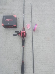 Combo Pancing Baitcasting KBW 180 VS Jarvis (Free PE X4 + umpan katak)