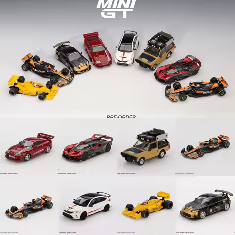[PreSale] MINI GT 1:64 Supra VeilSide Bolide Range Camel MCL38 Type R 99T #11 Satoru GR86 LB-Nation 