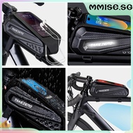 [mmise.sg] Bicycle Frame Bag 1L Road Bike Bag Flip Cover Design for MTB Bicycle Accessories