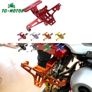 Tg-Motor Motorcycle CNC License Frame Number Plate Frame Holder Bracket For Honda Msx125 Grom MSX 1