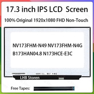 17.3" Laptop LCD Screen NV173FHM-N49 NV173FHM-N4G B173HAN04.8 N173HCE-E3C Display Matrix Panel Repla