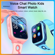  144-inch Children Watch Long Standby Time Silicone Strap Touch Screen SIM Card Dual Camera Square Dial Voice Chat Photo Kids Smart Watch Kids Gift