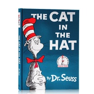 แมวในหมวก Dr.Seuss ภาษาอังกฤษต้นฉบับภาพหนังสือปกแข็งสำหรับเด็ก