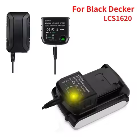 For Black&Decker Li-ion Battery Charger 10.8V 14.4V 20V Serise LBXR20 LB20 LBX20 LBX4020 Electric Dr