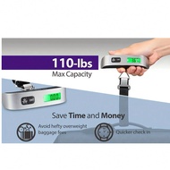 1pc Portable Digital Backlit Luggage Scale, Kitchen Scale, Fashionable Backlit Design, Hanging Elect