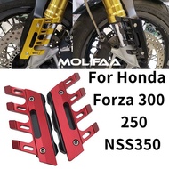 Motorcycle CNC Front Shock Absorber For Honda Forza 300 250 NSS350 Fork Guard Suspension Brake Disc 