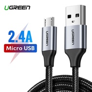 Ugreen Micro USB Fast Charging Phone Data Cable for Android(60145 60146 60148 60403)(Dark Grey/Silve
