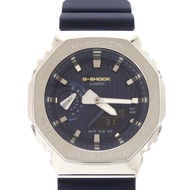 近全新 卡西歐G-SHOCK珍愛之心系列 GM-2110SH-2AJF 不鏽鋼樹脂海軍藍石英類比/數位雙顯手錶 G-Shock 1592 [二手]CASIO